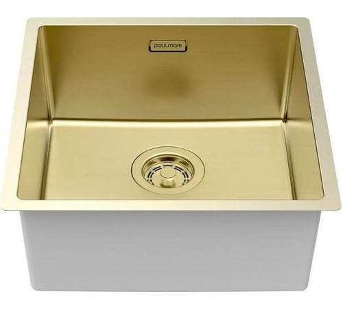 Кухонная мойка Paulmark Lassan 44 UNI LA44-LG золото/светлое золото