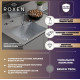 Кухонная мойка Roxen Simple 560220-50B PVD графит с коландером и дозатором