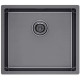Кухонная мойка Paulmark Lassan 49 UNI LA49-GM черный/вороненая сталь
