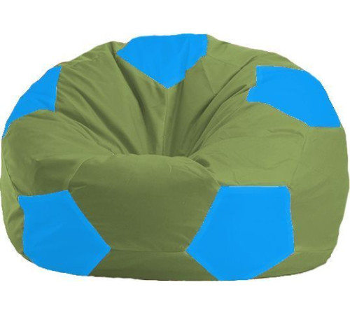 Кресло-мешок Flagman Мяч Стандарт М1.1-229 оливковый/голубой