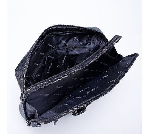 Мужская сумка Poshete 249-8193-8-BLK черный