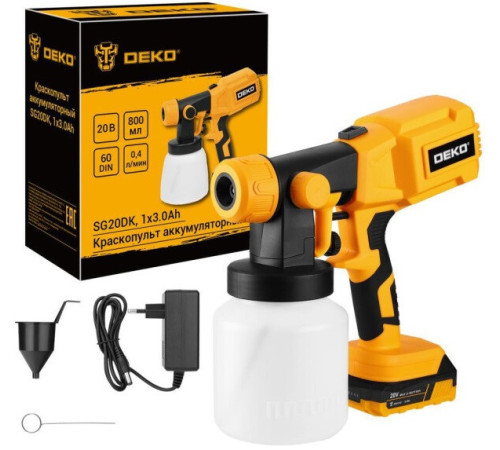 Краскораспылитель Deko SG20DK 083-1133 с 1-им АКБ