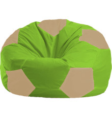 Кресло-мешок Flagman Мяч Стандарт М1.1-162 салатовый/светло-бежевый