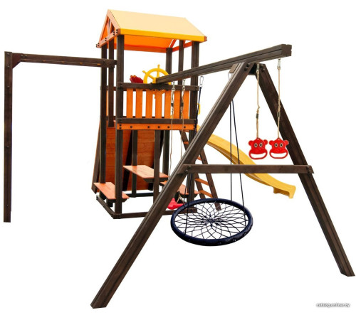 Игровой комплекс Perfetto Sport Bari-8 качели лодочка, паутина