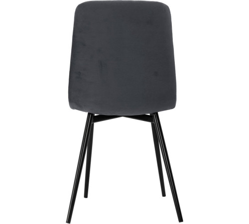 Стул Mio Tesoro Палермо темно-серый/черный