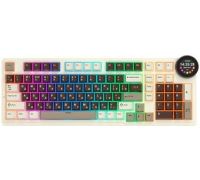 Клавиатура Royal Kludge N99 Mokko Grey RK Violet
