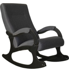 Кресло-качалка Mio Tesoro Бастион-32 рогожка графит/черный