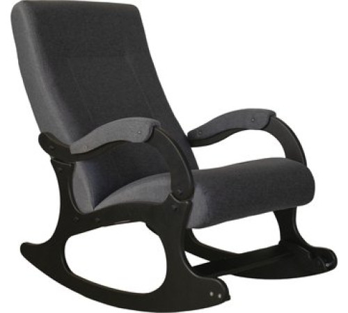 Кресло-качалка Mio Tesoro Бастион-32 рогожка графит/черный