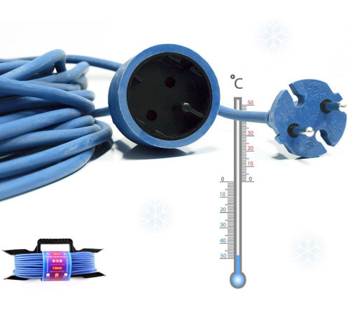 Сетевой фильтр Power Cube 30 м синий/черный [PC-L1-F-30-R]