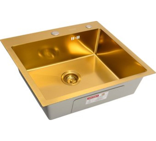 Кухонная мойка ARFEKA Eco AR PVD Nano Decor 70x50 золото