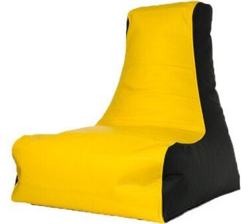 Кресло-мешок Flagman Бумеранг Б1.3-39 желтый/черный