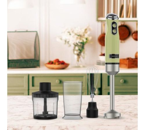 Погружной блендер Cecotec Power RetroGreen 1200MAX Cream&Crush