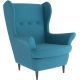 Интерьерное кресло Mio Tesoro Тойво twist 12 petrol turquoise