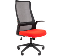 Офисное кресло CHAIRMAN 573 черный/красный