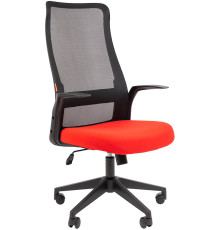 Офисное кресло CHAIRMAN 573 черный/красный