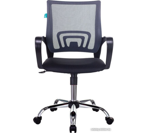 Офисное кресло Бюрократ CH-695NSL темно-серый TW-04/черный TW-11/хром