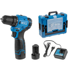 Дрель-шуруповерт Bull SR 1203 1329879 с 2-мя АКБ, кейс