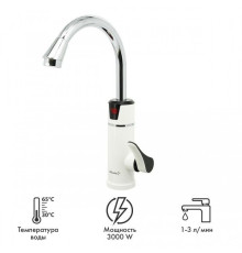 Проточный электрический водонагреватель-кран Atlanta ATH-7433 белый