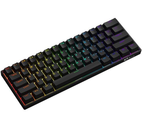 Клавиатура Akko 3061S HE Black Shine-Through Akko Cream Yellow V3
