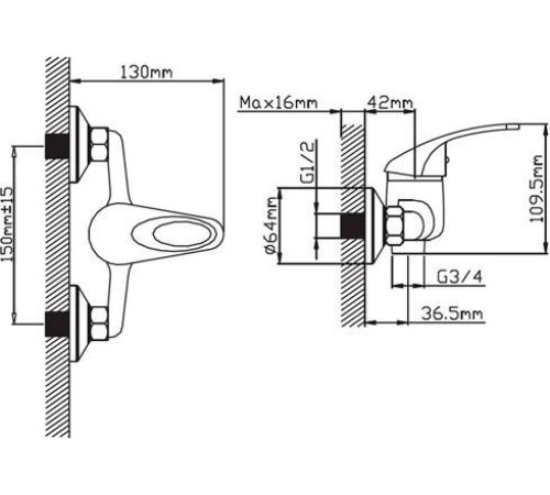 Смеситель Cronwil CD040-46