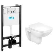 Унитаз подвесной Roca Debba Pack 893104970