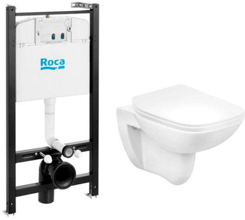 Унитаз подвесной Roca Debba Pack 893104970