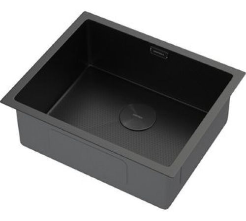 Кухонная мойка ARFEKA ECO AR 550*450 POP-UP BLACK PVD NANO DECOR
