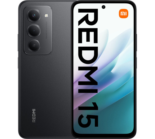 Телефон Xiaomi Redmi 15 4G 6GB/128GB международная версия черный