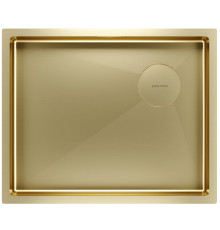 Кухонная мойка Paulmark NEXT-SKEW 54 UNI PM885444-BG золото/брашированное золото