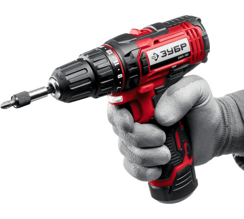Дрель-шуруповерт Зубр Мастер ДШЛ-125-21 с 1-м АКБ