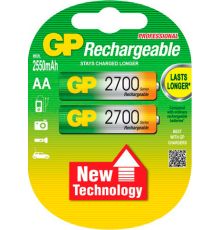 Аккумулятор GP AA 2550mAh 2 шт. 270AAHC