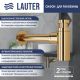 Умывальник Lauter 21675 + клапан 21190G + сифон 21635G золото