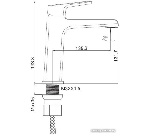 Смеситель Ekko EM1172