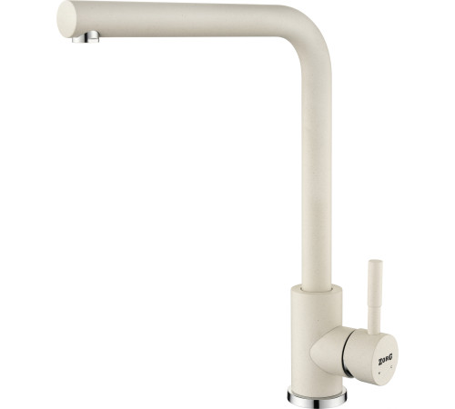 Смеситель ZorG Pitatia белый камень