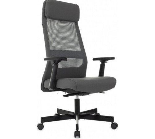 Офисное кресло Бюрократ T-995 серый TW-01, сетка/ткань