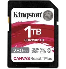 Карта памяти Kingston Canvas React Plus SDXC 1TB SDR2V6/1TB