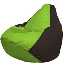Кресло-мешок Flagman Груша Мега XXXL Г3.1-165 салатовый/коричневый