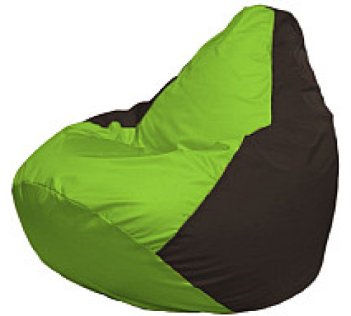 Кресло-мешок Flagman Груша Мега XXXL Г3.1-165 салатовый/коричневый