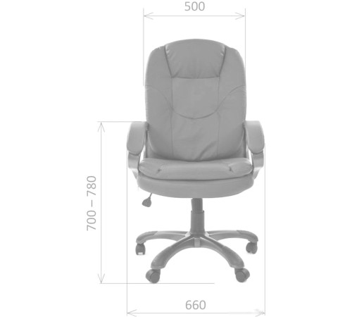 Кресло CHAIRMAN 668 экопремиум бежевый