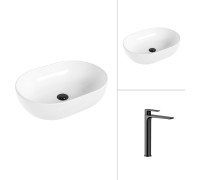 Умывальник Lauter 21836A + Reef 21CK8678BS