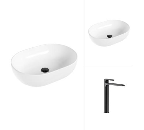 Умывальник Lauter 21836A + Reef 21CK8678BS