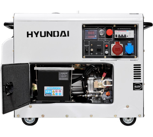 Дизельный генератор Hyundai DHY 8000SE-3