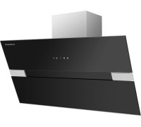 Кухонная вытяжка MAUNFELD Mersey 90 нержавеющая сталь\черное стекло