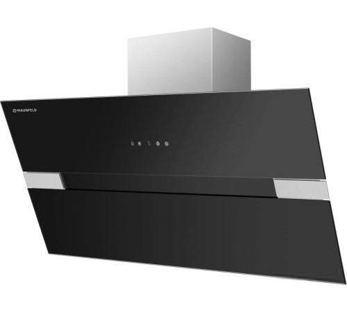 Кухонная вытяжка MAUNFELD Mersey 90 нержавеющая сталь\черное стекло