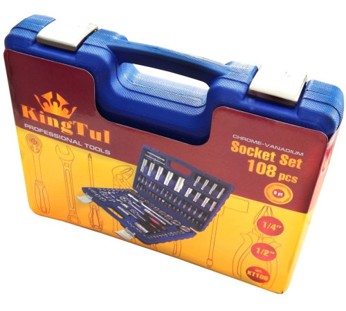 Универсальный набор инструментов KingTul KT108 108 предметов