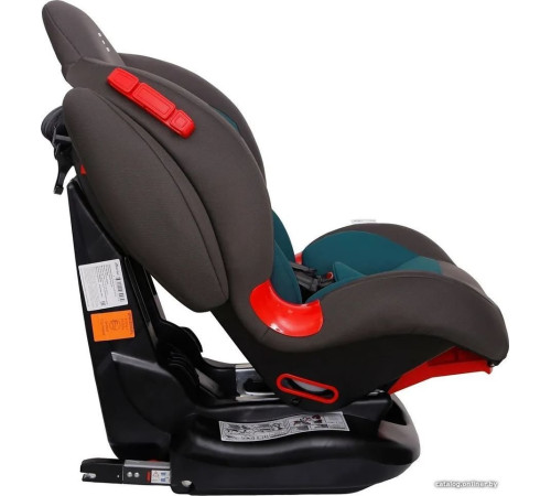 Детское автокресло Еду-Еду KS 525 Isofix темно-серый/темно-бирюзовый