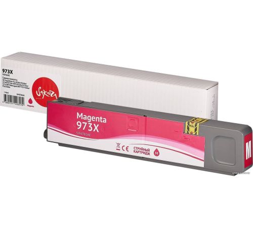 Картридж Sakura Printing SIF6T82AE аналог HP 973X Magenta