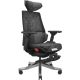 Игровое геймерское кресло ErgoSmart Bloodragon черный/серебристый