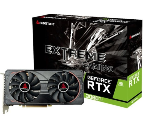 Видеокарта BIOSTAR GeForce RTX 3060 Ti 8GB GDDR6 VN3606TM82