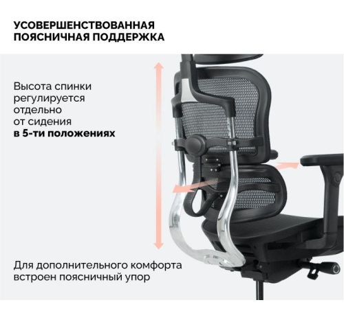 Офисное кресло SPARX Transformer черный